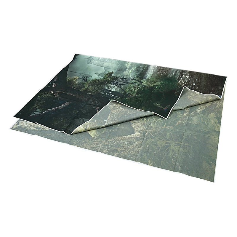 FFYY-7x5ft Castle in Forest Lovers Vinyl Digital Printed Photography Backdrop Prop Photo Background