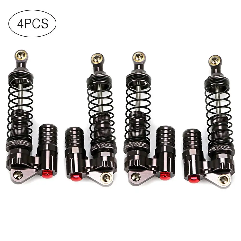 

2/4Pcs 1/10 RC Rock Crawlers Aluminium 90MM Shock Absorber for Axial SCX10 D90 Truck