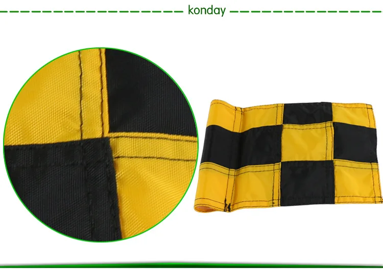 Практика зеленый флаг фрукты толкатель зеленый логотип принадлежности для гольфа