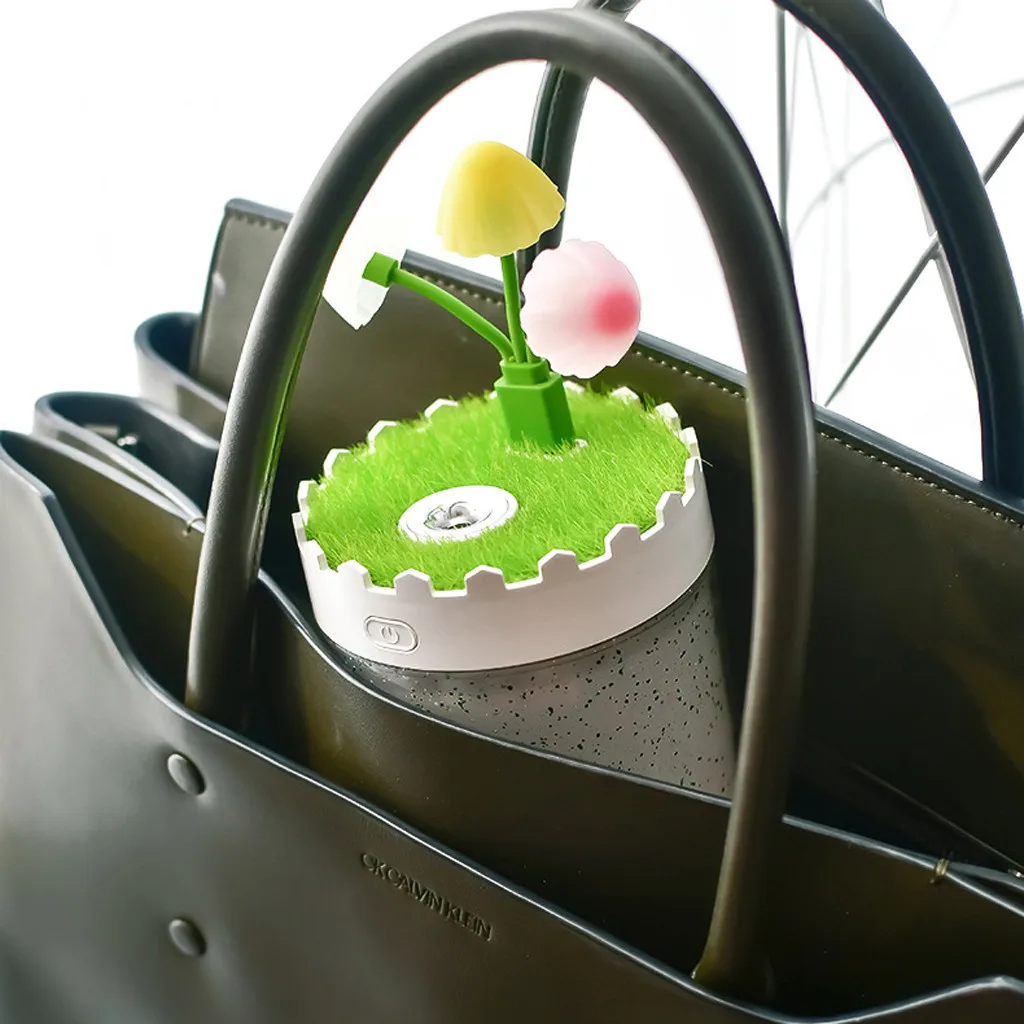 TENSKE Potted Plant Air Humidifier 200ML Creative USB Ultra Car Diffuser Household Cute New Humidifier Silent Stable Humidifier