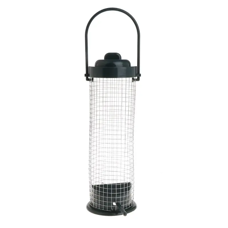 

Bird Feeder Outdoor Hanging Mesh Bowl Feeding Garden Tree Birds Food Container Feeding Supplies