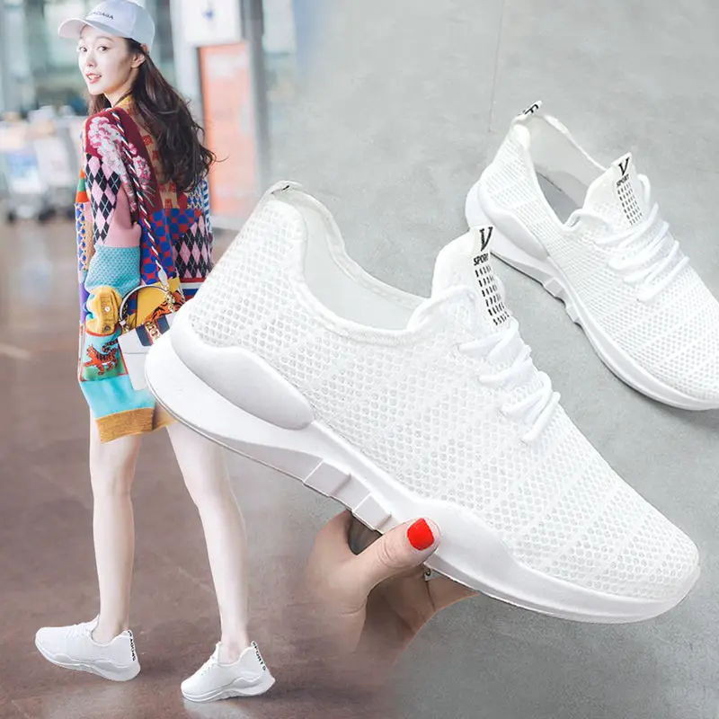 

Sandals Women's Mesh Hollow out Athletic Shoes Children Students Running Shoes Korean-style Versatile Slimming Casual Shoes Netw