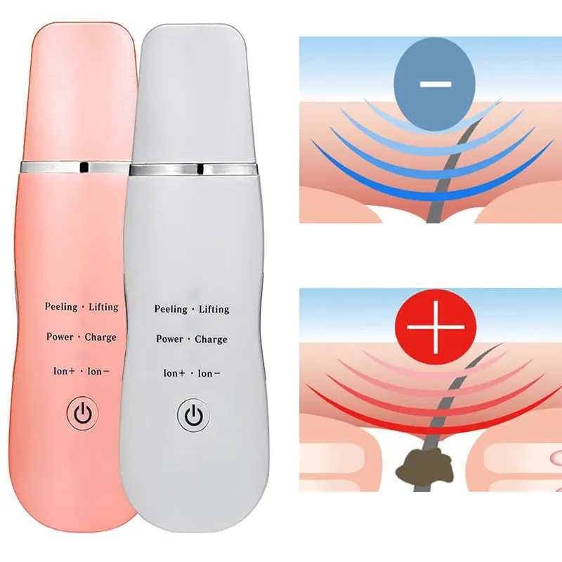 

Ultrasonic Deep Face Cleaning Machine Skin Scrubber for Remove Dirt Blackhead Reduce Wrinkles and Spots Facial Whitening Lifting