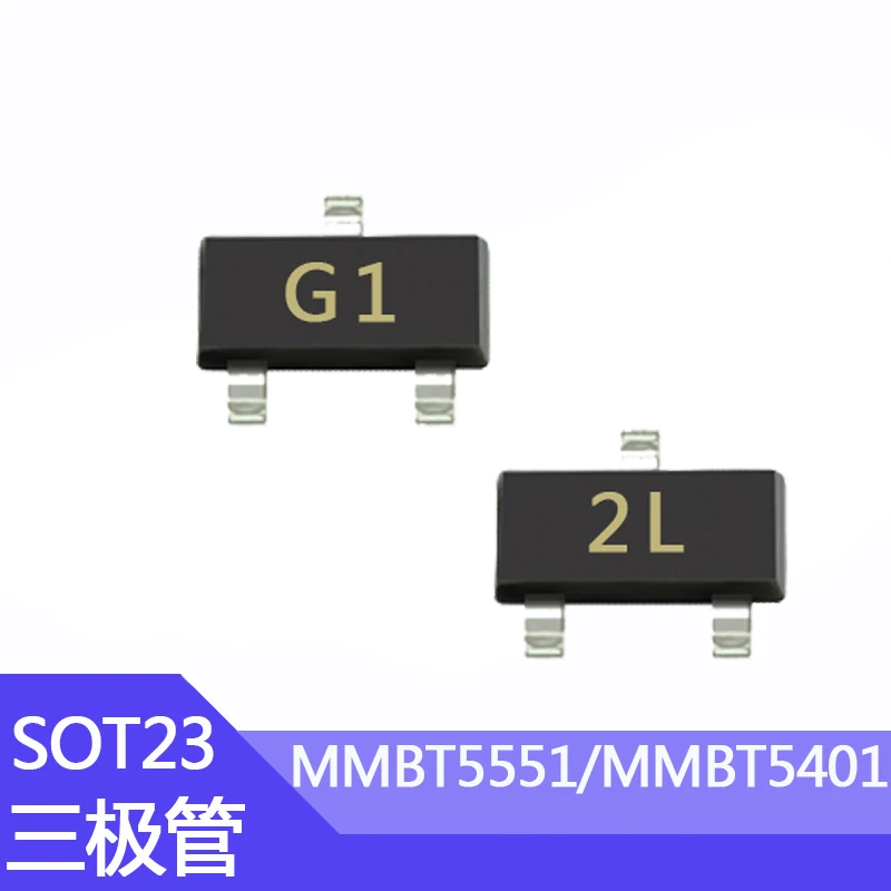 100pcs MMBT5551 SMD Transistor MMBT5401 Printing G1/2L 2N5551 2N5401 Package SOT-23 100 1000pcs mmbt2222 mmbt2907 mmbt3904 mmbt3906 mmbt4401 mmbt4403 mmbt5401 mmbt5550 mmbt5551 smd transistor sot 23 pnp npn