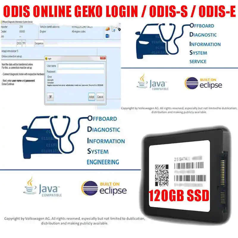 2020 Data Files ODIS Engineering Flashdaten in 64GB USB Flash Drive for ...