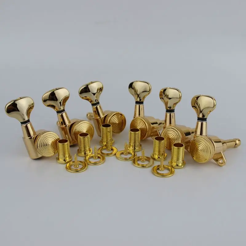 6 шт. блокирующие тюнеры для золотых гитар фиксаторы электрогитары | Спорт и