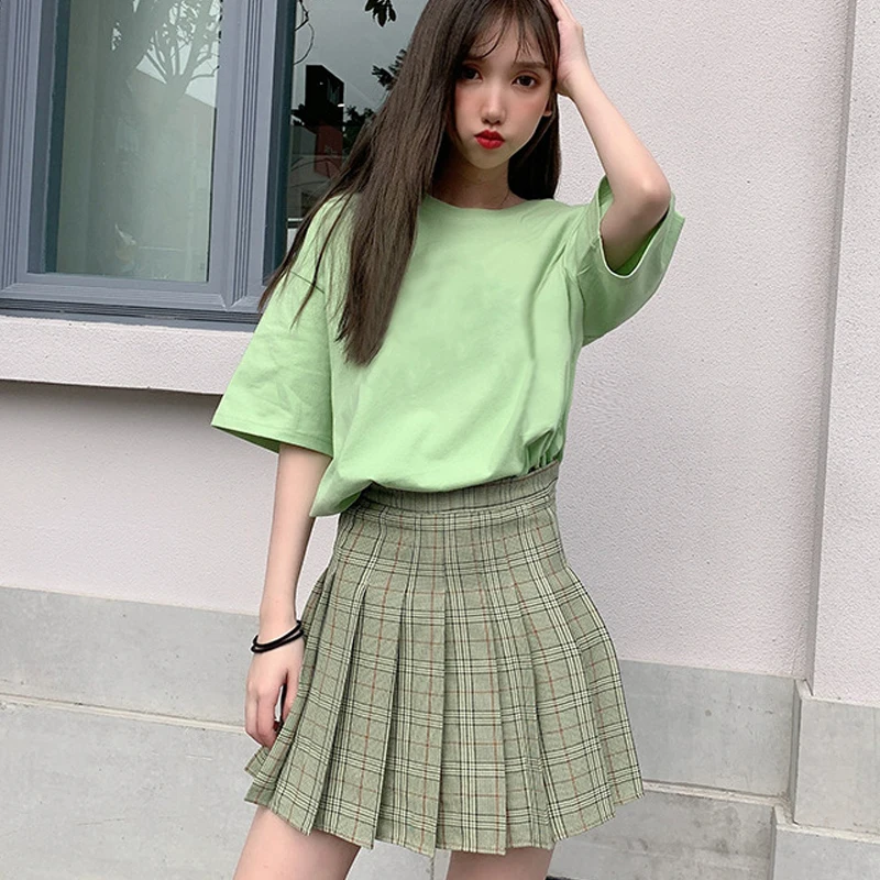 

Женские летние футболки из 2021 хлопка, свободные, с коротким рукавом, повседневный топ для девочек, футболки с круглым вырезом, размера плюс, S-2XL