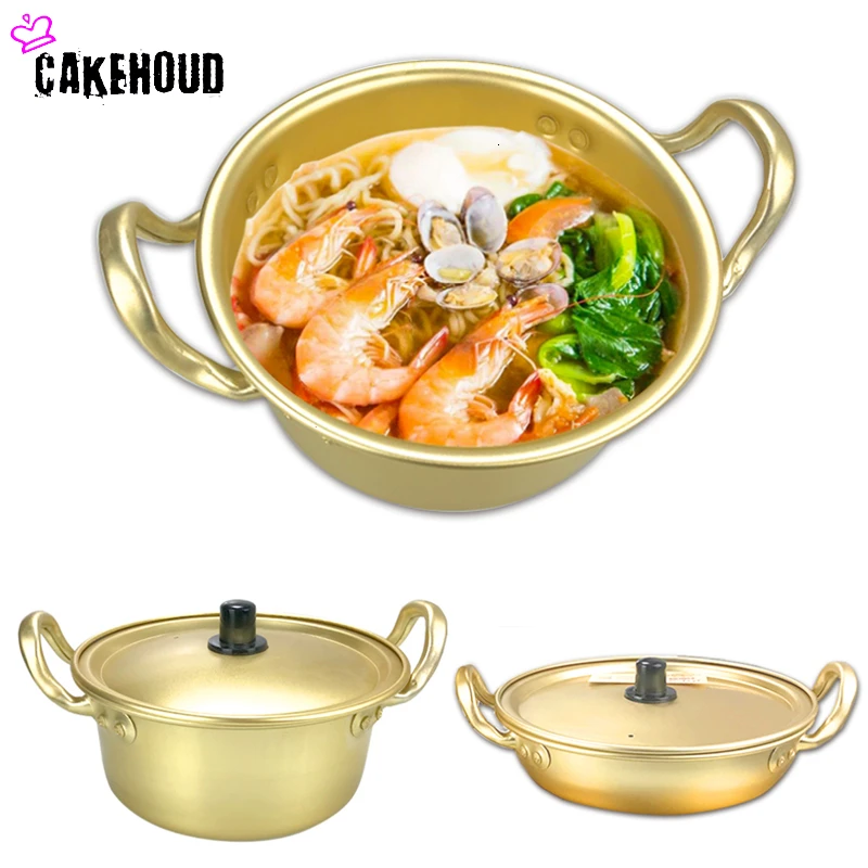 Креативный бытовой многофункциональный кухонный горшок Ramen, инструмент для приготовления пищи из алюминиевого сплава, быстрый горшок для лапши, антипригарный молочный горшок, суповый горшок