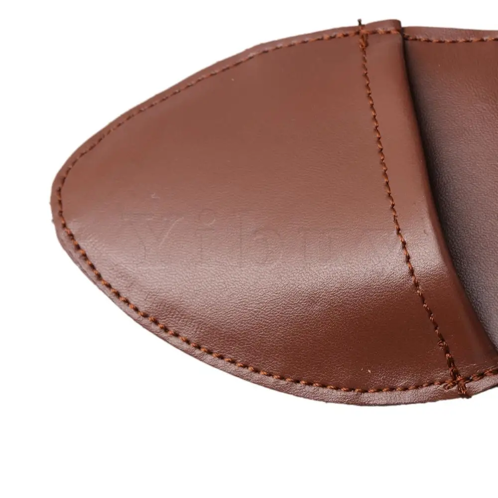 Yibuy коричневый кожаный подбородник для скрипки кожа 4/4-4/1 два в одном музыкальном инструменте