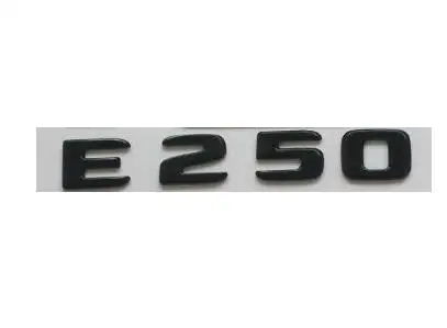 Черный глянец эмблемы для Mercedes E200 E220 E250 E300 E320 E350 E400 4matic - Цвет: 1