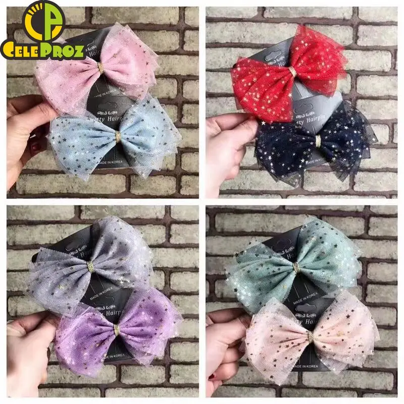 Tulle Craft Fabric 25Yards 6cm Star Tulle Confetti Glitter Mesh Baking Cake Topper Tutu Pom Bow Soft Squine Organza DIY Wedding Birthday Decoration