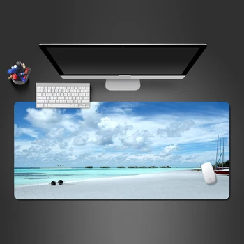

Beautiful Sun Cool Beach Fashion Innovation Popular Natural Rubber Washable Large Table Mat Notebook Computer Game Mouse Pads