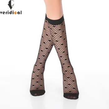 

VERIDICAL Sexy Stockings Transparent Crystal Silk Thin nets Summer Nylon Stockings Female Ladies Over Knee Socks Women 5 pairs