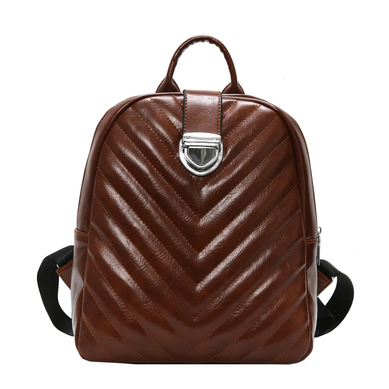 

Women Backpack Hot Sale Fashion Causal bags High Qualit female shoulder bag PU Leather Backpacks for Girls Retro Schoolbag