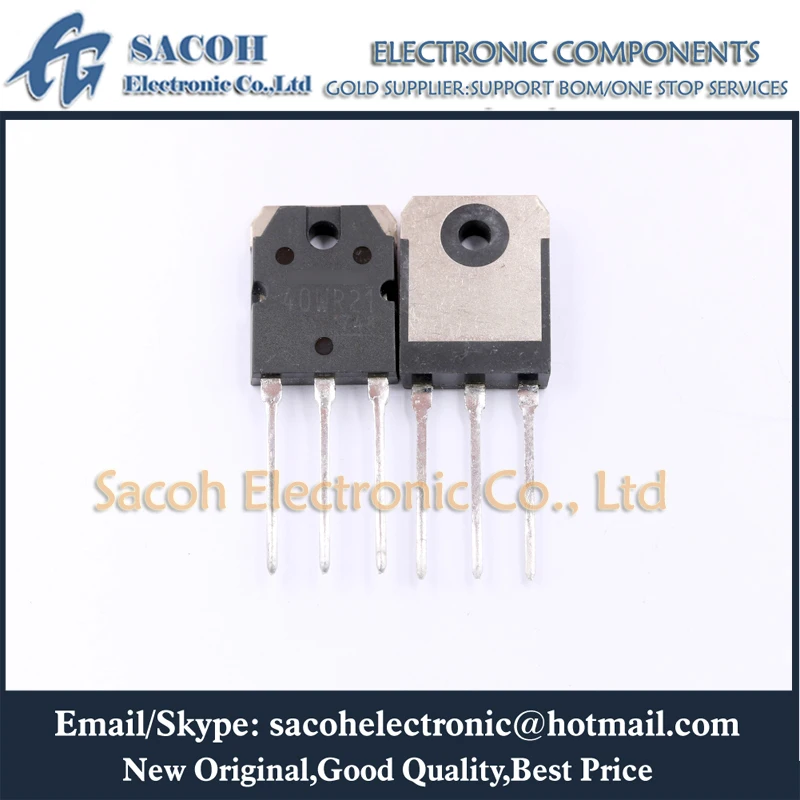 Free shipping 10Pcs GT40WR21 40WR21 TO-3P 40A 1800V Power IGBT Transistor |