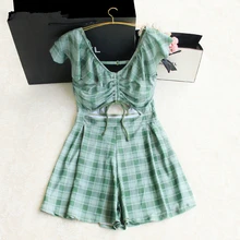 Женский купальный костюм с юбкой, сексуальный купальный костюм из 1 предмета, женский зеленый купальник с открытой спиной, новая цельная Женская винтажная купальная одежда Monoki