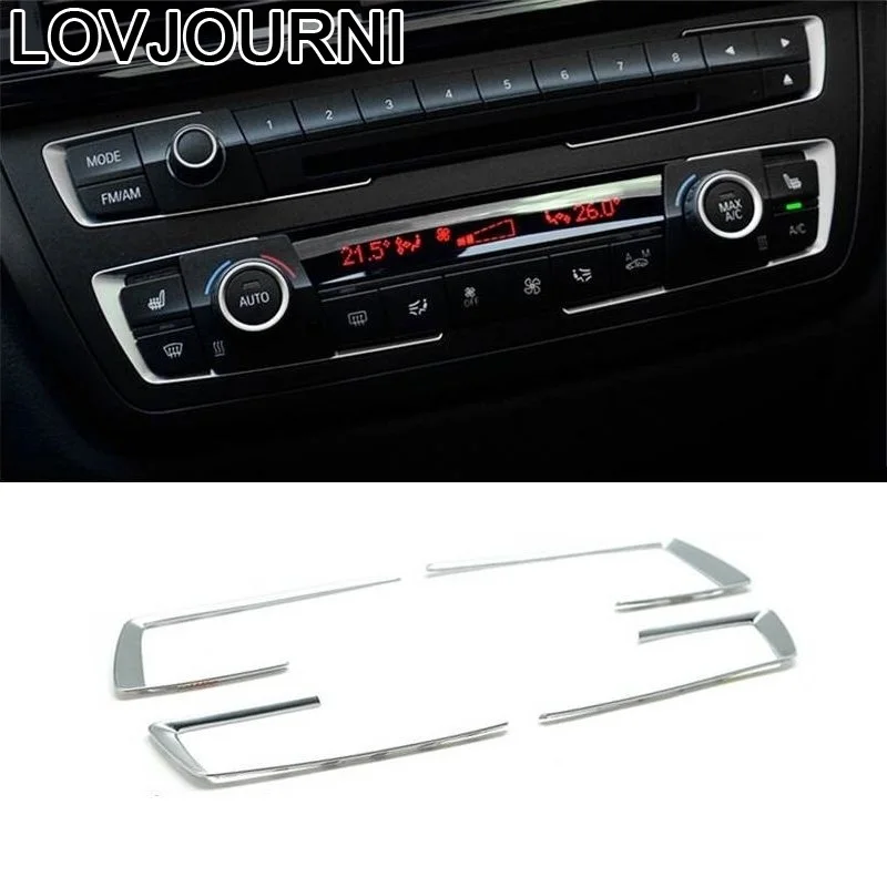 Control System Outlet Dashboard Door Lock Interior Modified Chromium Sticker Strip Protecter 13 14 15 16 17 18 FOR BMW 3 series |
