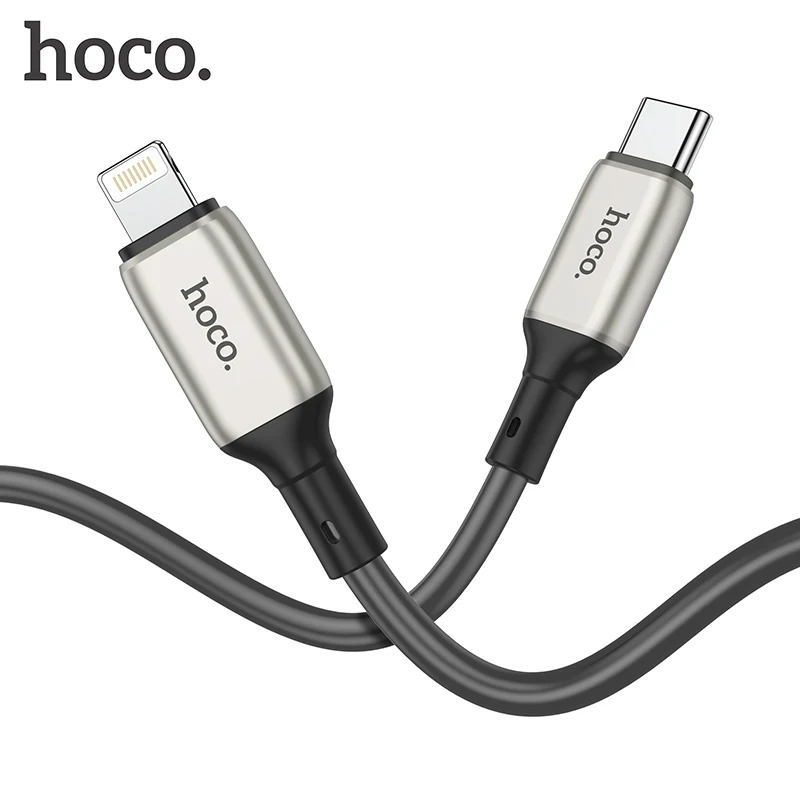  Кабель HOCO PD Type C/Lightning для iPhone 13, 12 Pro, Xs Max, XR, Macbook, 20 Вт 