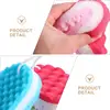 3pcs Bath Face Face Bath Body Wash Scrubber Super Massage Brush Scrubber Sponge Cleaner Bathroom Shower Bathing 5