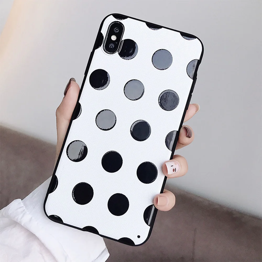 Черный и белый чехол для телефона Samsung S7 S8 S9 S10 Plus S10e Note 8 9 10 Pro кольцо на палец