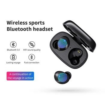 

TWS Wireless Bluetooth Earphone Stereo Earbud Headset With Charging Box for iPhone 6 7 8 x Android IOS Systems