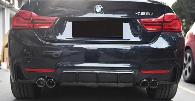 Углеродное волокно Raer выступ Спойлеры для BMW 4 серии F32 купе F33 трансформер F36 Gran Coupe 2013- бампер диффузор спойлер - Цвет: F32 F33 F36 Model C