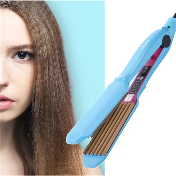 買取 ミニフラット鉄段ボールコーンプレートカーリング鉄杖カーラー温度制御電動圧着波ヘアスタイラー S48