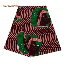 Африканская ткань, Анкара, Африканский настоящий воск, принты, хлопковая ткань, бриллиантовый узор, бинтареалвоск, высокое качество, вечерние платья 24FS1359