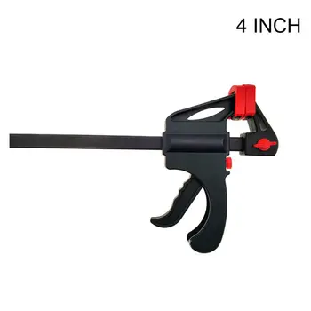 

5pcs/set 4/6 Inches F-shaped Fixed Clip Spring Carpentry Handle Fast Clamp 448A