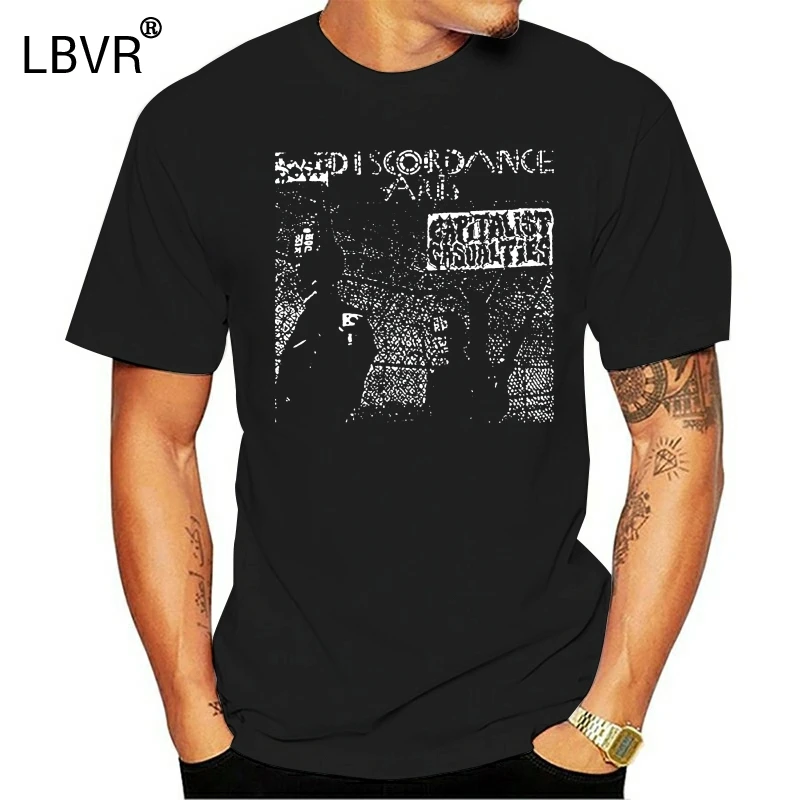 Футболка Discordance Axis black hardcore punk все размеры S-5XL | Мужская одежда