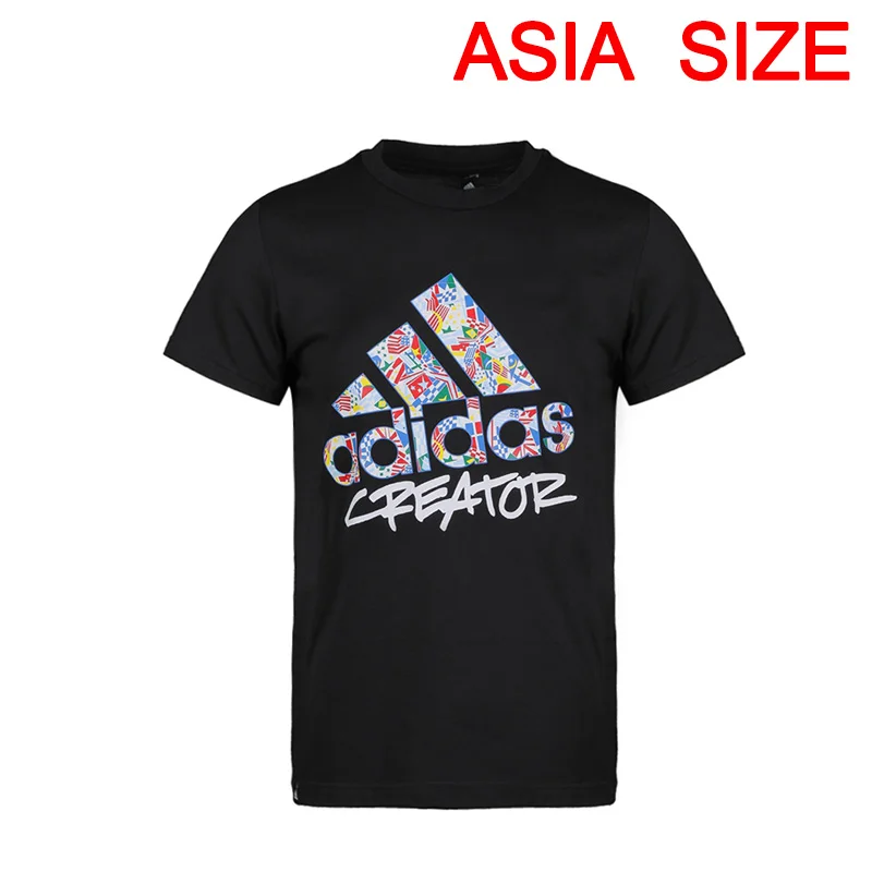 DX6891 Новое поступление Adidas ФИБА с цветочным принтом; BOS Для мужчин, футболки с коротким рукавом спортивный костюм - Цвет: DX6891