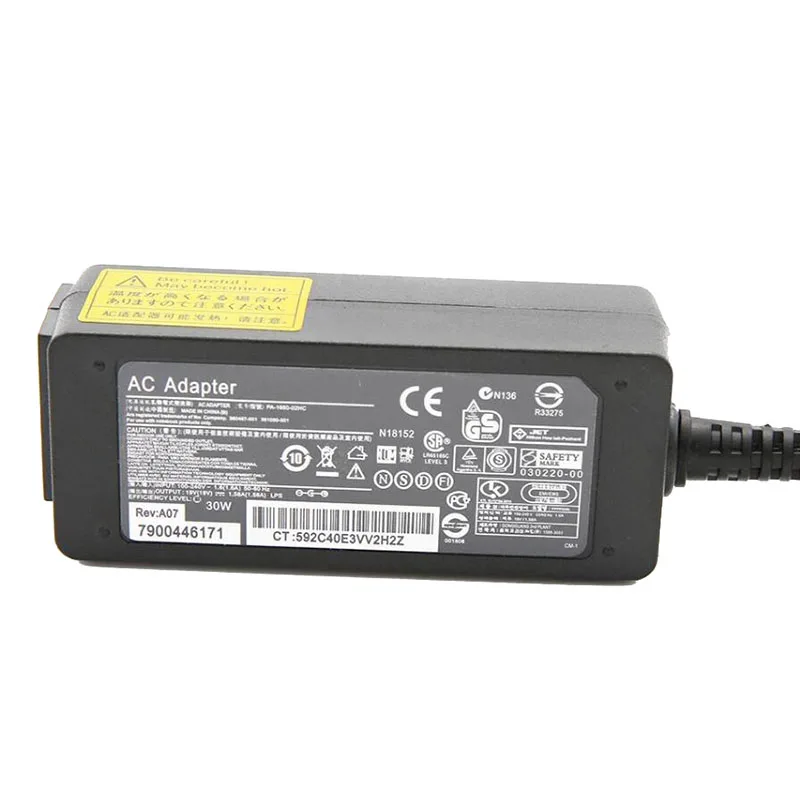 19V 1.58A обеспечение резервного питания для ноутбука для hp Compaq Mini 110 110C 210 700 730 110c-1000 1000 1100 110-1000 1130 см 1132TU ноутбук адаптер переменного тока