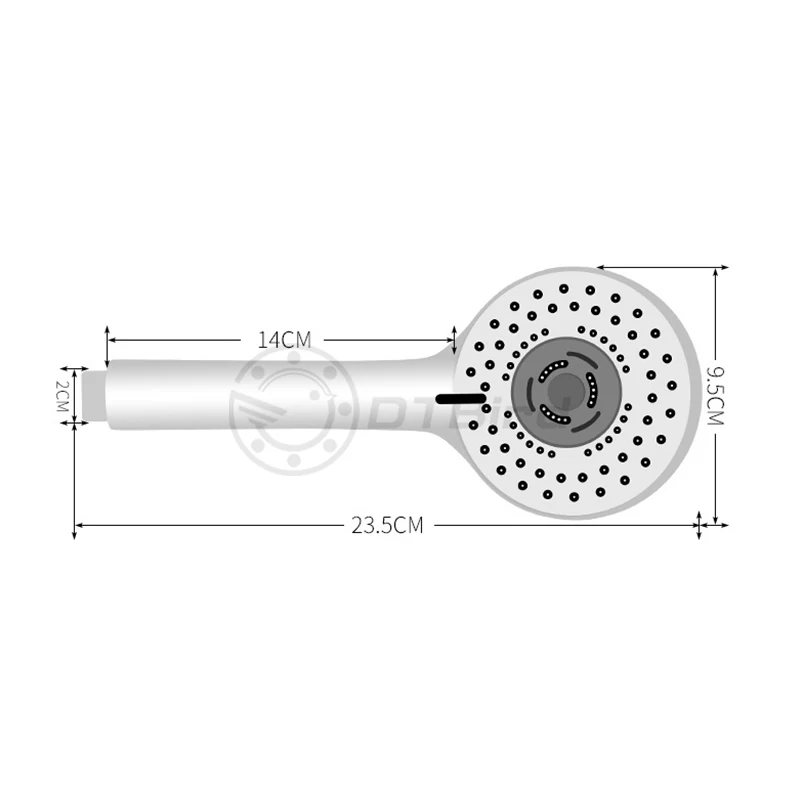 Plactis ручной для экономии воды ванная душевая головка суперзаряженная ABS анти капля насадка для душа