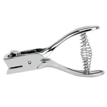 

KW-TRIO 4X15mm Hole Punch for Credentials Card Slot Punch Hand-Held Single Hole Punch Badge Punches Oval Keypunch