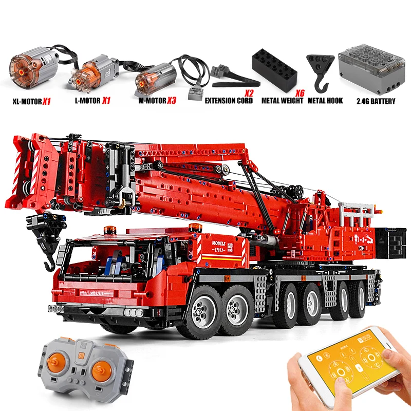 Construction Set Truck Crane, Model Building Adults Crane