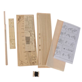 

New 1:130 Sailing DIY Ship Assembly Model Classical Wooden Boat Decoration Wood