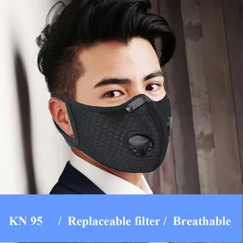 

sports/cycling/running mask washable active carbon face mask filter PM2.5 anti pollution protection