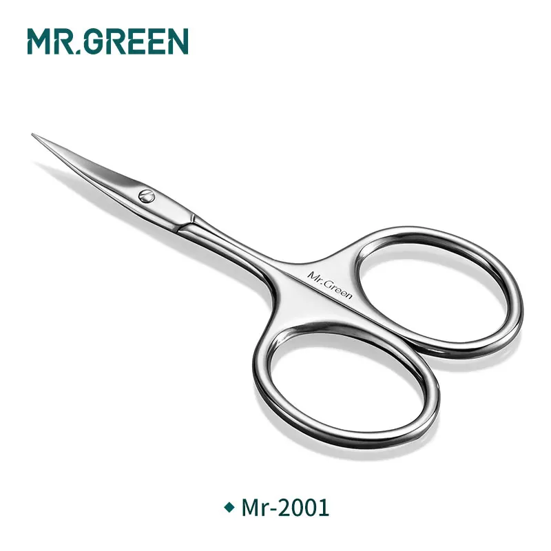 Eyebrow Trimmer Set Eyebrow Trimmer Eyebrow Scissors Stainless Steel Scissors Hair Remover Eyebrow Trimmer Blade Facial Dissection Scissors MR.GREEN Manicure Precision Professional Stainless Steel Eyebrow Eyelash Hair Remover Trimme Tool Eyebrow Scissors Curved Blad
