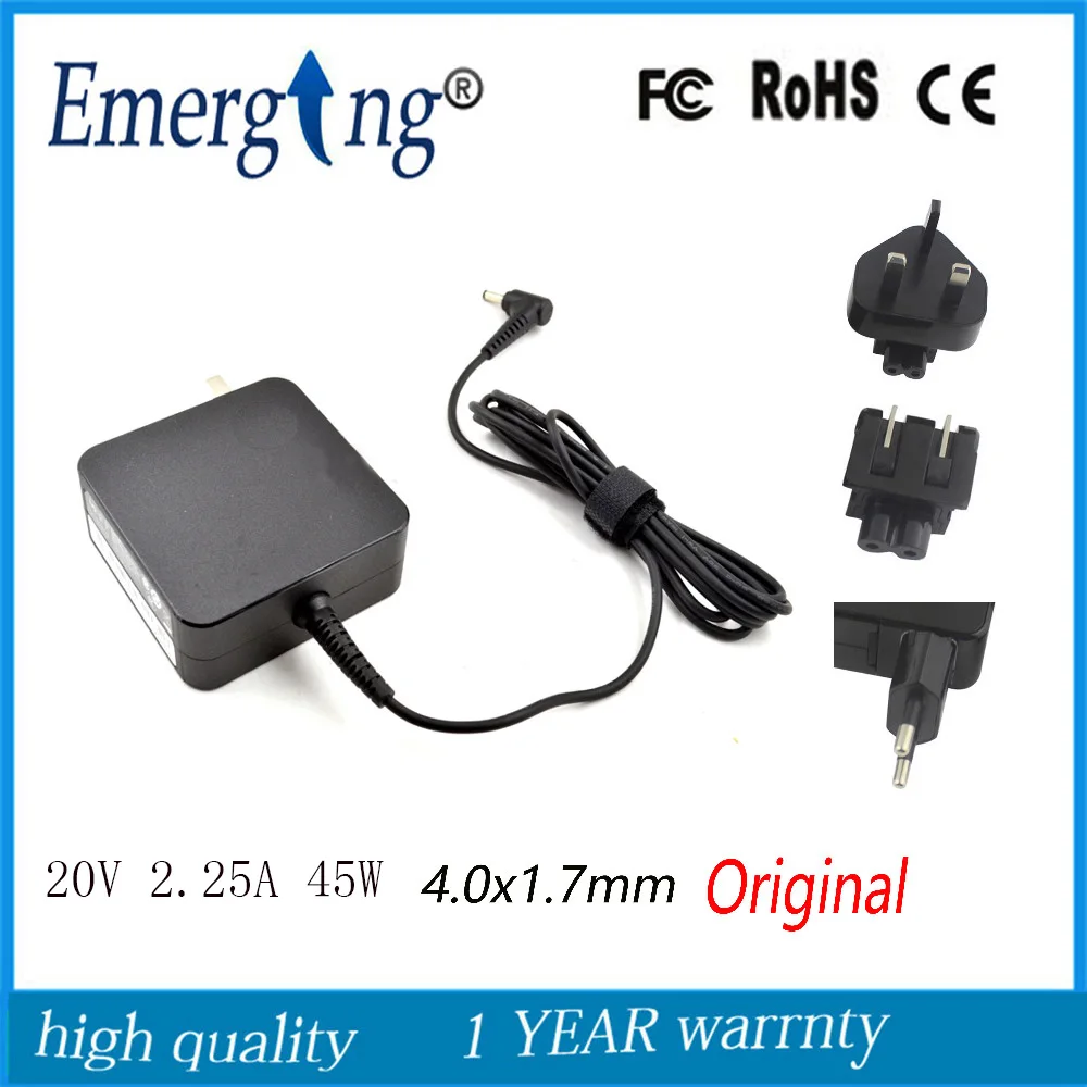

20V 2.25a 45W 4.0x1.7mm Original AC Adapter power supply For Lenovo MIIX5 Miix520-12 D330-10 310 Air12 13 15