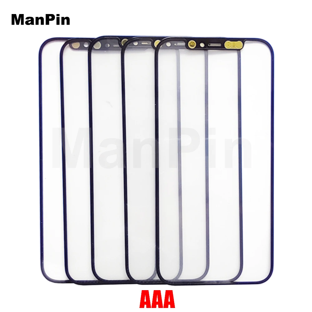 AAA for iP 12Pro Max Mini 11 Pro XS X Screen Glass With OCA Film Original Hole Lens LCD Touch Display Front Panel Replace Repair | Мобильные