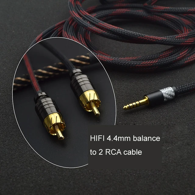 4.4mm Balanced Audio Cable Male Male Aux Cable  Balanced Cable 3.5 3.5  Hifi - Hifi - Aliexpress