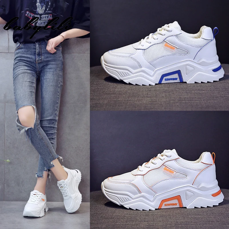

Women Sneaker White Sneakers for Women Fashion Women's Shoes Women Vulcanize Shoes Casual Female Wedge Platform Sneakers Shoes