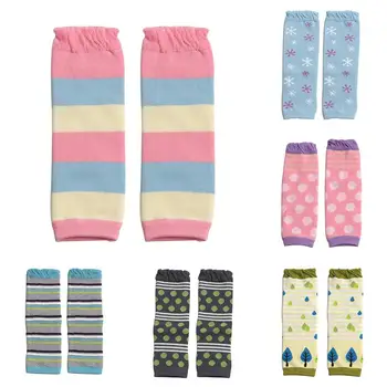 

Winter Toddler Baby Boys Girls Leg Warmers Stripe Dots Print Knee Length Socks