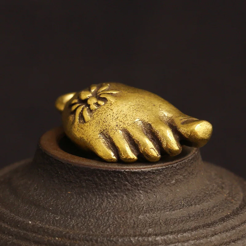 Brass Spider Feet keychain (8)