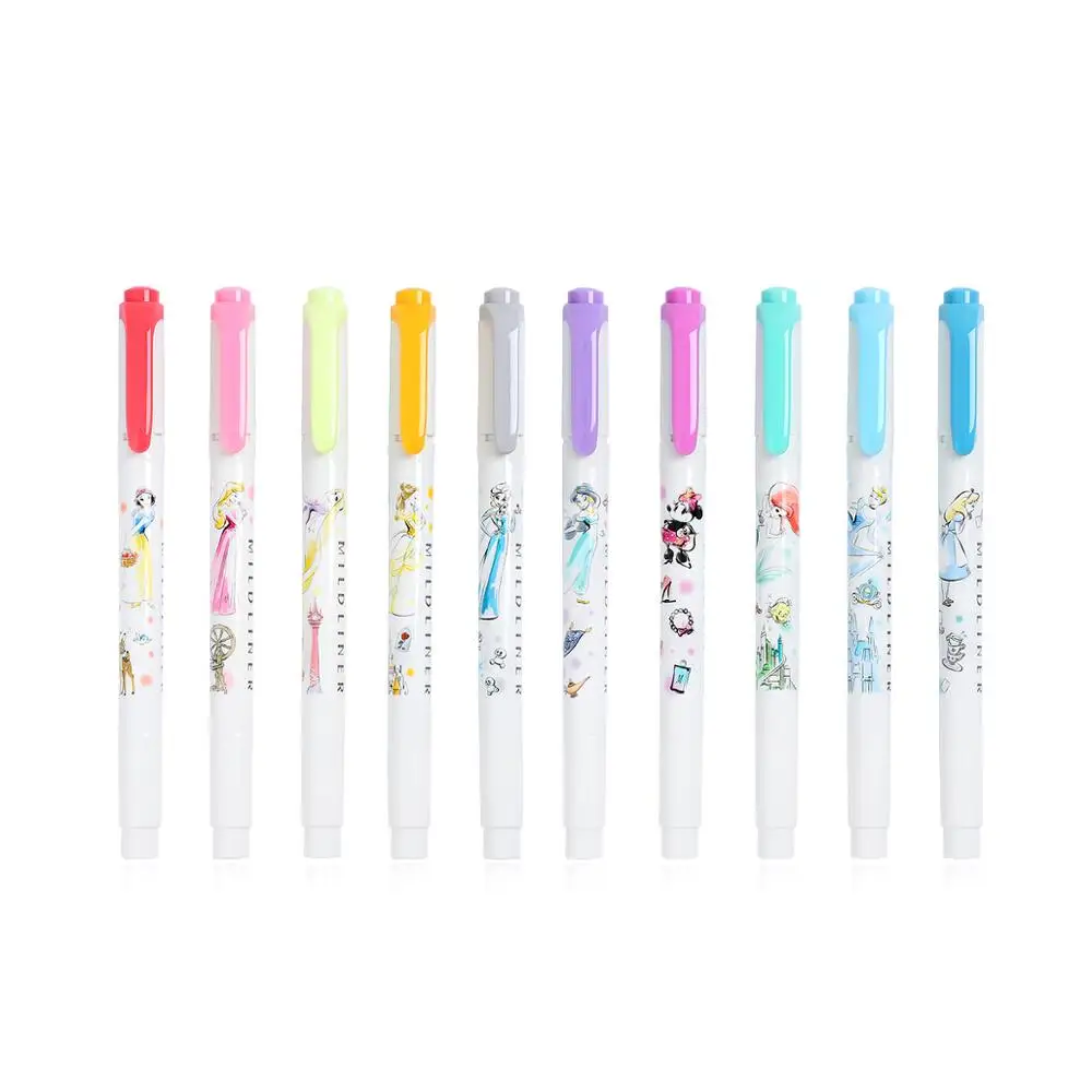 JIANWU 1 шт. японская Зебра Мягкий лайнер лимит принцесса хайлайтер креативная Милая флуоресцентная ручка kawaii маркер ручка школьные принадлежности
