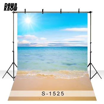 

DAWNKNOW Seascape Vinyl Photography Background For Newborn Sandbeach Photo Shoot Backdrop For Wedding Photo Studio S1525