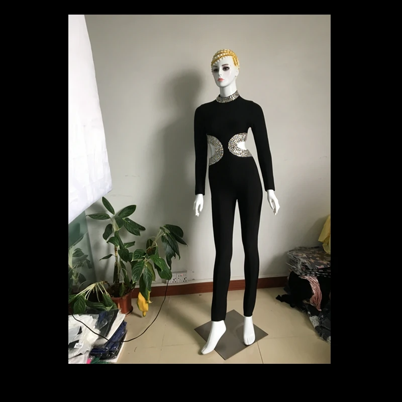 Лето женские элегантные черные молнии сексуальные Бисероплетение Bodycon полые боди вечерние без рукавов повязки juimsuit