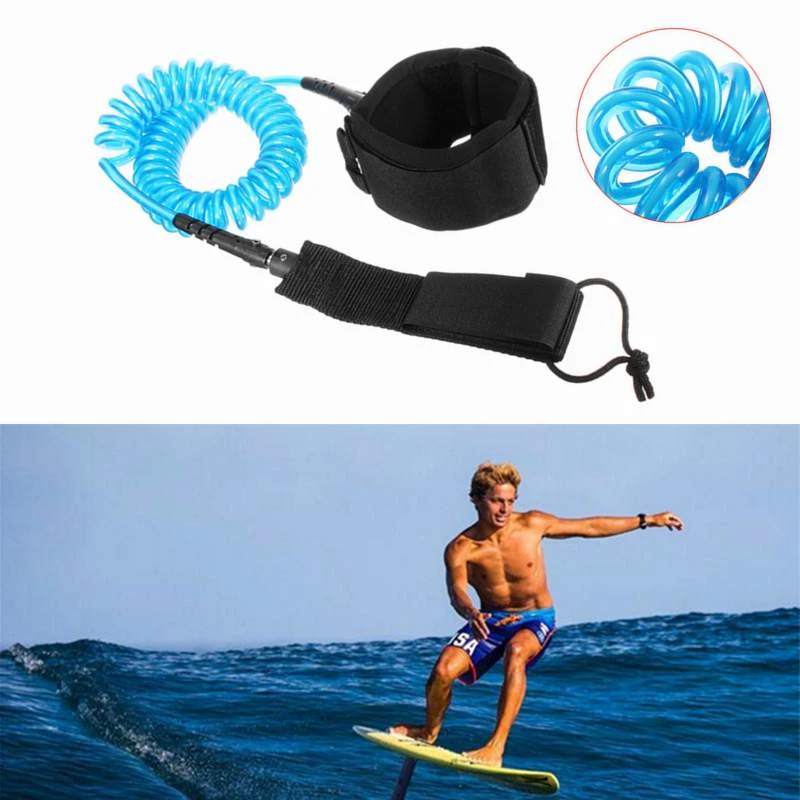 For Stand Up Paddle Boards Ankle leash for Water Sports Coil Leash Rope