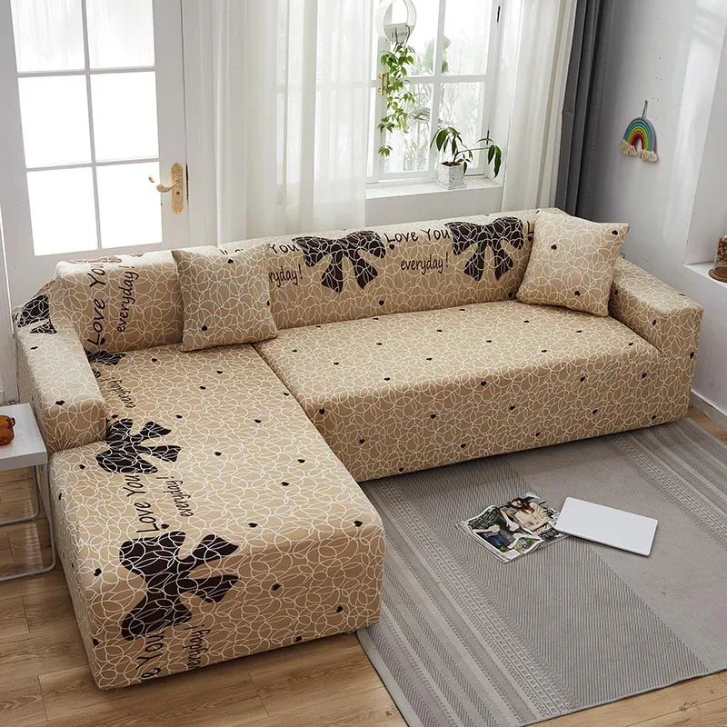 Stretch Sofa Covers Sectional Elastic Sofa Cover for Living Room Couch Cover Slipcovers Single/Two/Three/Four Seat 0039