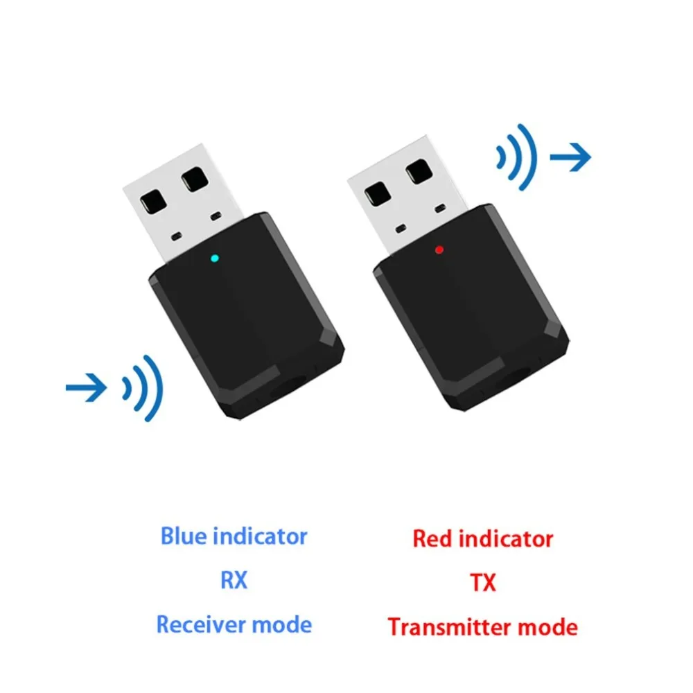 5,0 Беспроводной аудио приемник передатчик USB 2-в-1 ТВ компьютер адаптер ZF-169 Беспроводной аудио приемник